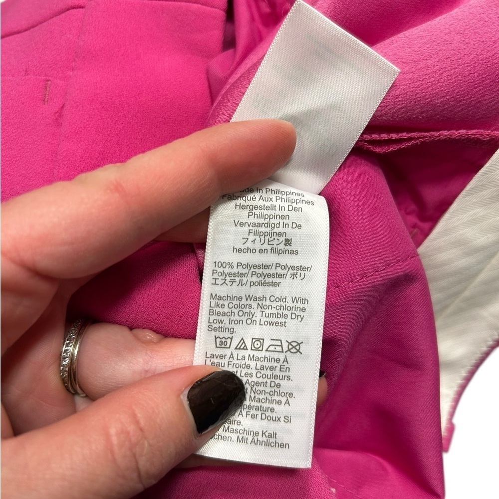 J. Crew essential city pant crepe size 6 azalea pink bn157 trousers career - Picture 5 of 9